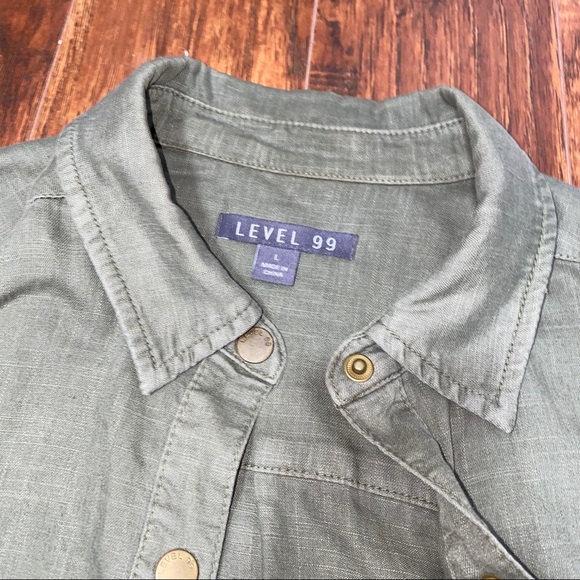 Anthropologie Level 99 shirt jacket - Picture 5 of 8